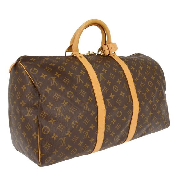 Louis Vuitton Monogram Keepall 50 Duffle Travel Handbag M41426 SP0947 NQ02804 - Picture 2 of 8